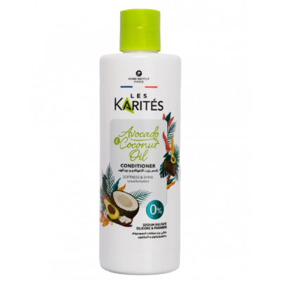 LES KARITES AVOCADO & COCONUT OIL HAIR CINDITIONER SHINE & SOFTNESS 400 ML